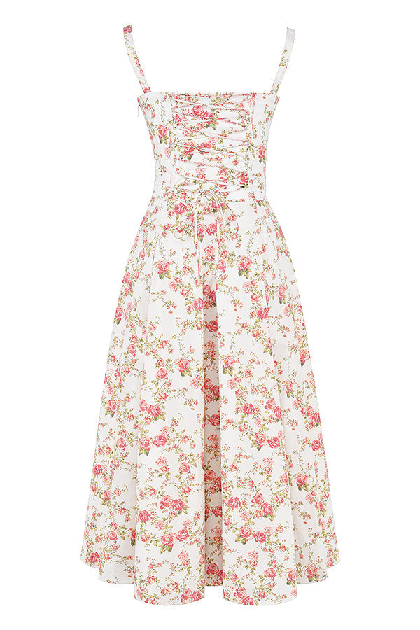 Vestido Midi Emilly Floral - UseFeminess Direito Autorais