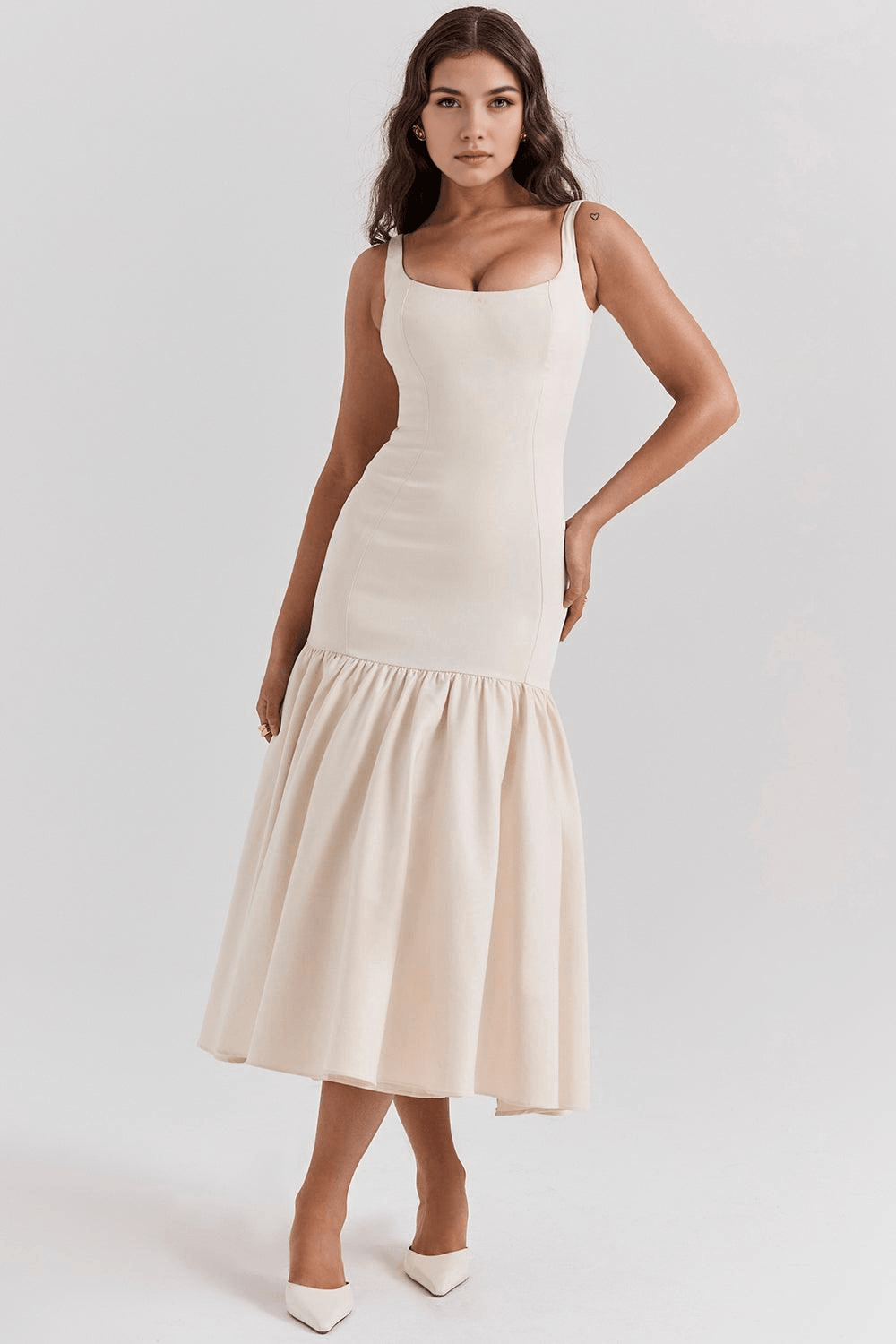 Vestido Midi Magda - UseFeminess Direito Autorais