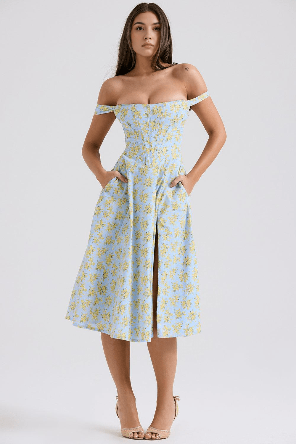 Vestido Cecile Bustier - UseFeminess Direito Autorais