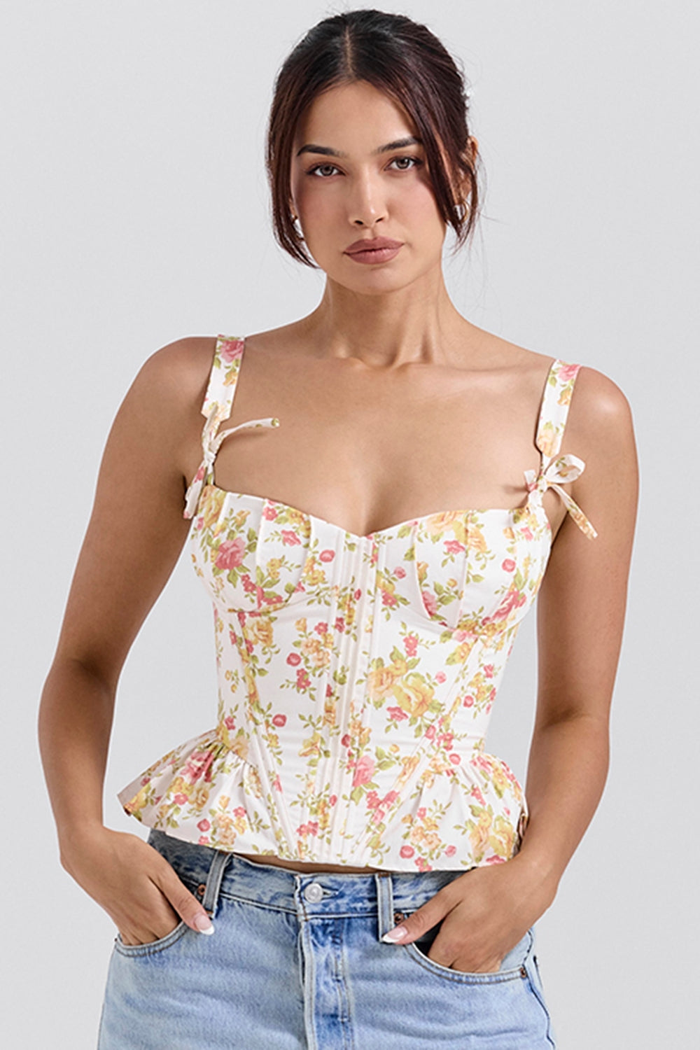 CORSET GIULIA FLORAL